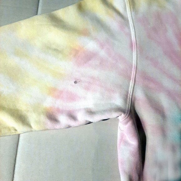 Tiktok Hoodie Women's Medium Pastel Tie-Dye Sweatshirt Independent Trading Co. - Picture 4 of 6